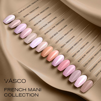 Set mit 15 Farben aus der French Mani Kollektion Vasco 7ml