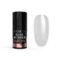 Hybrid Base Rubber Night Glow R03 Milky Silver Vasco 7 ml