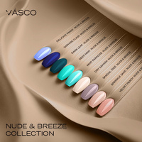 Set mit 9 Farben der Kollektion NUDE & BREEZE 7ml